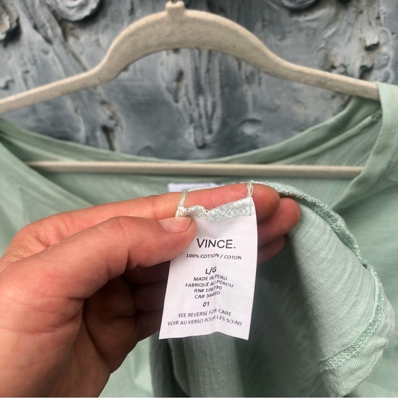 Nordstrom Vince Cotton Shirt size L - Picture 8 of 9